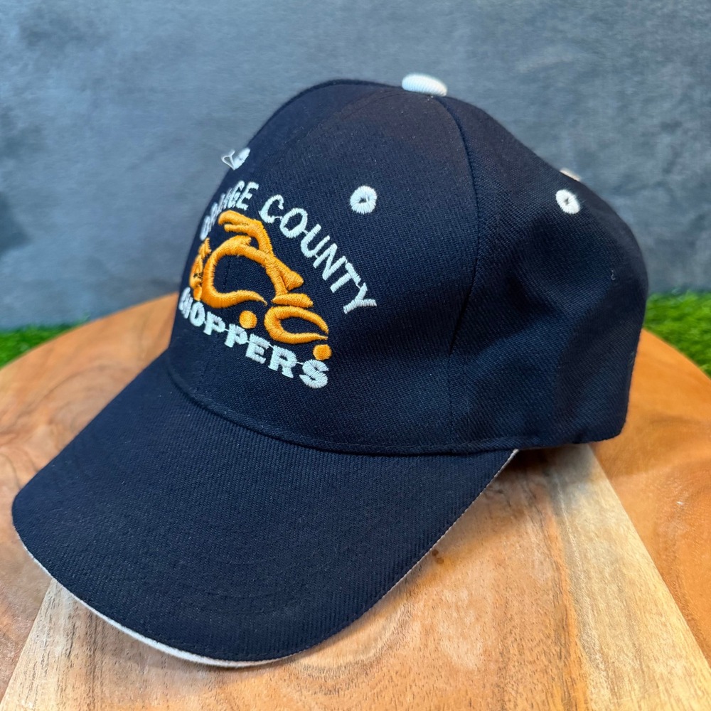 Orange County Choppers Baseball Cap Mens One Size Fits All Dark Navy Embroidered